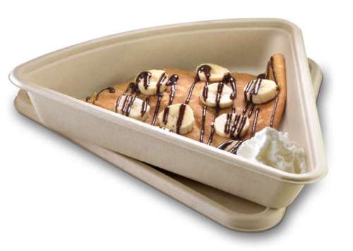 Boîte triangulaire avec couvercle paquet de 300 pièces