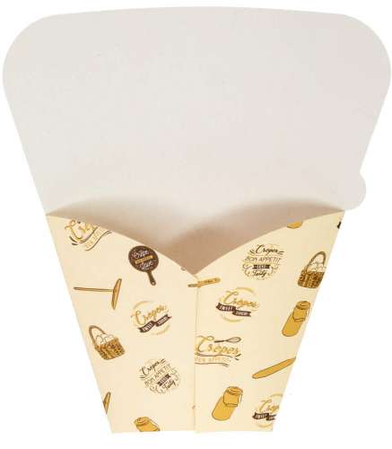 Pochette à crêpes pliable neutre paquet de 400 pièces