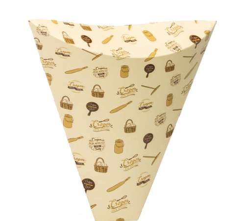 Emballage pour crêpes à emporter lot de 200 pièces