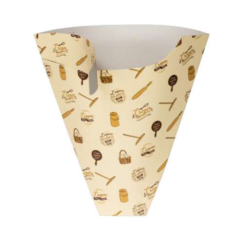 Emballages à crêpes neutre paquet de 400 pièces