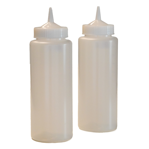 Lot de 2 bouteilles souples 1 bec de 1L
